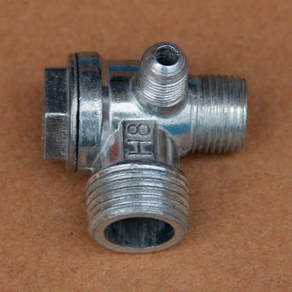 Luftkompressor Backventil Avdelning 3-Portar Mässing Hantrådad Koppling Verktyg (FMY) Aluminium alloy