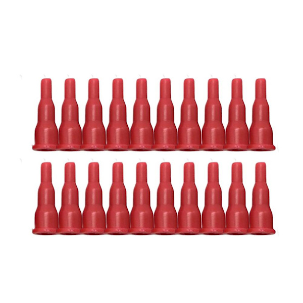 20 Butangas Kassett Gas Tank Adaptrar Ventil Typ Fackla Munstycke Anslutning Gasomvandlare  (FMY) Red