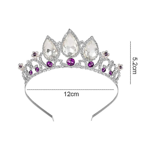 Krontiara för kvinnor flickor prinsessa drottning pannband för kvinnor dekoration  (FMY)