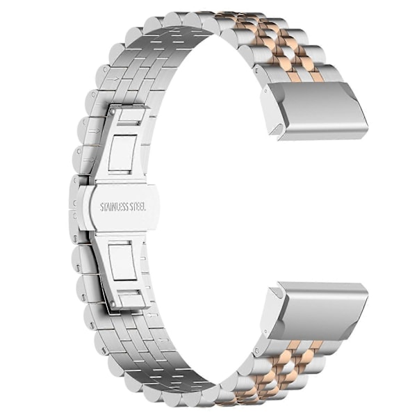 For Garmin Fenix 7S/6S/5S Rustfritt Stål 5 Perler Klokkerem Erstatning Armbånd med Verktøy (FMY) Multicolor Style I