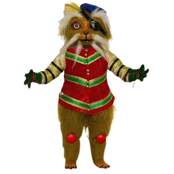 Orm fra labyrinter håndlavet orm plys legetøj skrivebord ornament sjov plys bamse gave gave (FMY) Squirrel