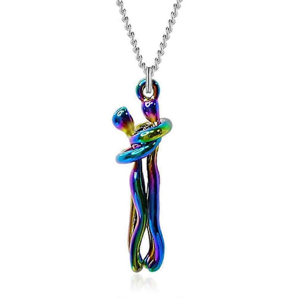 Pariskunnan Halaukset Riipuskaulakoru Rakkaus Tyyli Kaulakoru Charm Korut Ystävänpäivälahja Vaimolle Tytöille (FMY) Multicolor