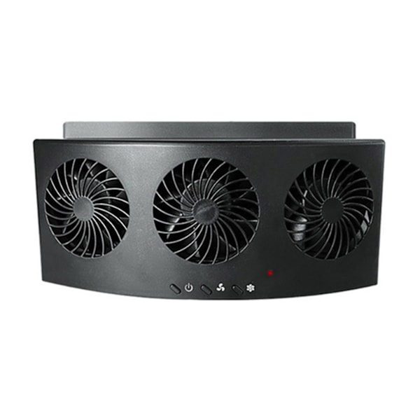 3 Ilma-aukkoa Aurinkovoimalla Toimivat Auton Ikkunan Tuulettimet Kestävä Ajoneuvon Jäähdytystuulin Auton Autoille (FMY) USB Power 3Fan