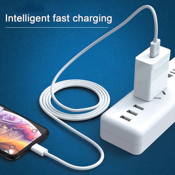 3a Micro USB Datakabel Snabbladdning Power Line 100/200/300/500/600/800/1000cm För Android Smart Phone (FMY)