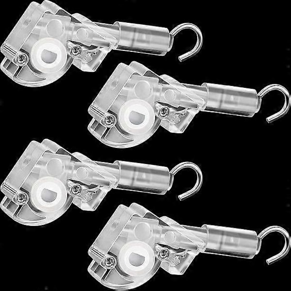 4 stycken Blind Wand Tilt Control Wand Tilter för 1 tum Mini Blind Head Rail Blind Tilt Mekanism Ersättning med D-formad Växel Tilt Mekanism (FMY)