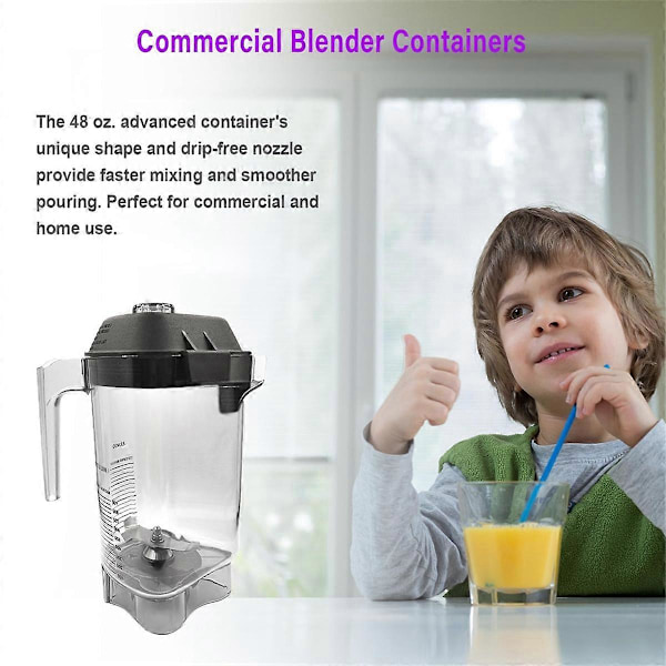 48oz Blenderkanna Passar Vitamix The Quiet One VM0145, Blender Pitcher (FMY)