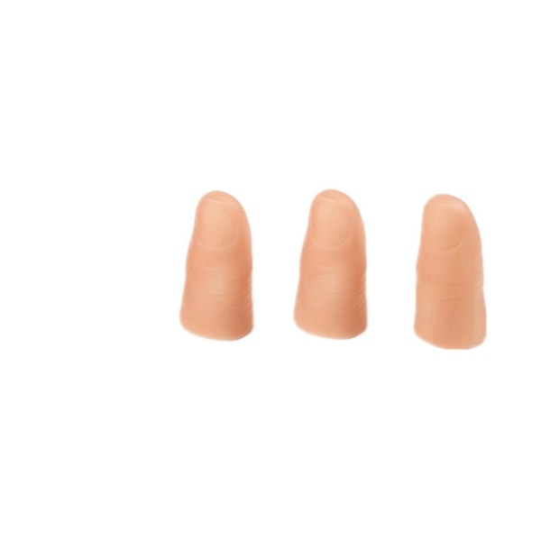 Tommelfingertupper Simulering Silikon Fingertupp Størrelse Falsk Finger (FMY) 2Set