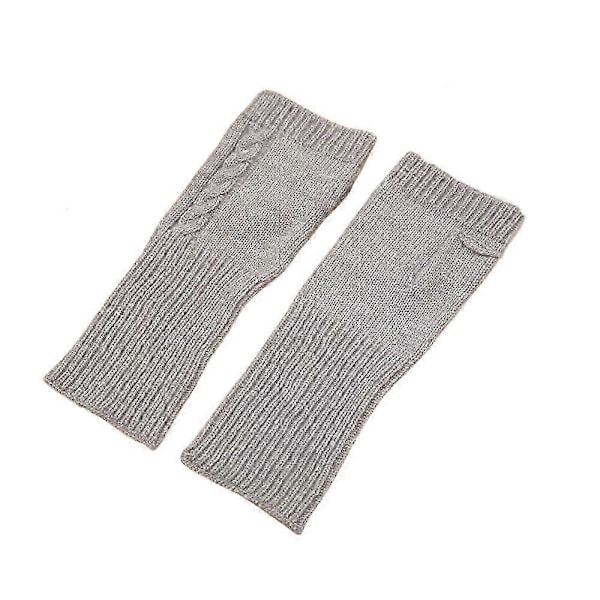 NYA Fabrikslager Cashmere Fingerlösa Vantar Från Turtle Doves (FMY) grey