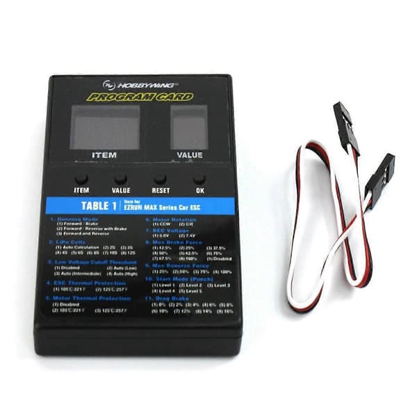LED-programkort for ESC for RC-biler og fly (FMY)