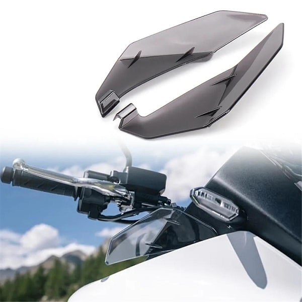 Moottoripyörän etusivun tuulilasi tuulilasin deflektori Honda Xl750 Transalp Xl 750 Transalp 2023(läpinäkyvä)  (FMY) Transparent