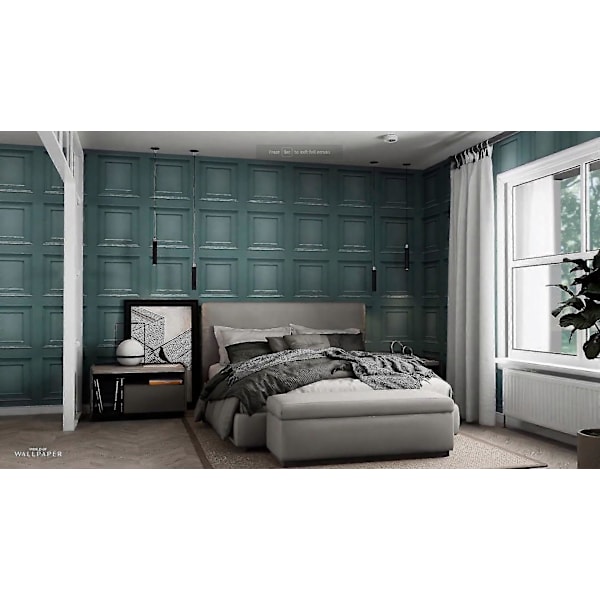 Oliana Panel Tapet (FMY) Soft Teal