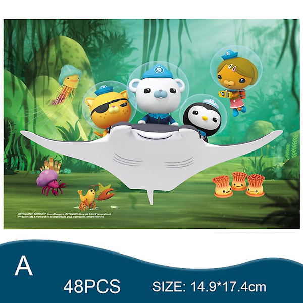 Pussel Octonauts, Vegimals, 48/100 bitar/batch, för barn (FMY) A
