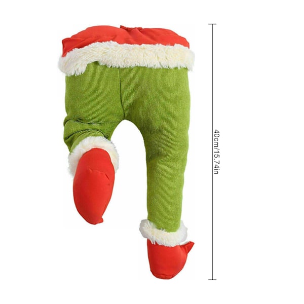 Julepynt Tyv Stjal Grinch Pludselig Ben Juletræ (FMY) Red