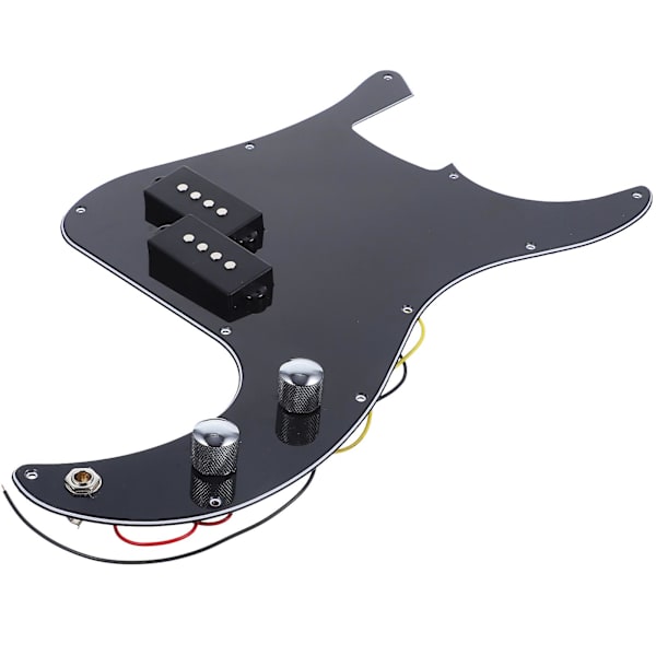 Elektriska basgitarrer förladdade pickguard Jazz Bass Guitar Pick Precision Bass Pickguard  (FMY) Black 38.2X8CM