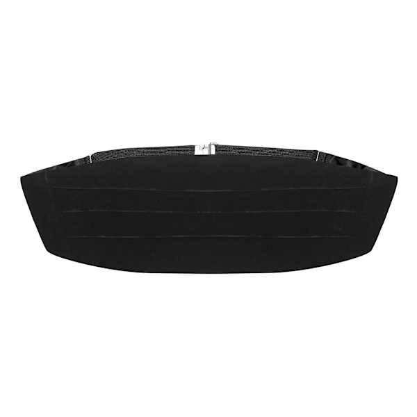 Sort fløjls cummerbund (FMY)