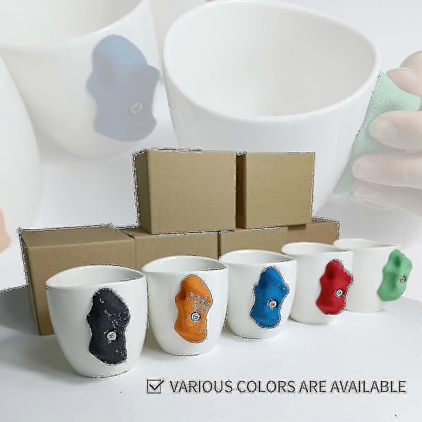 Kalliokiipeilymuki - Kalliokiipeilylahjat - Kiipeilijän otekuppi - Vuorikiipeilytarvikkeet - Pinch Hold -muki (FMY) red 1pcs