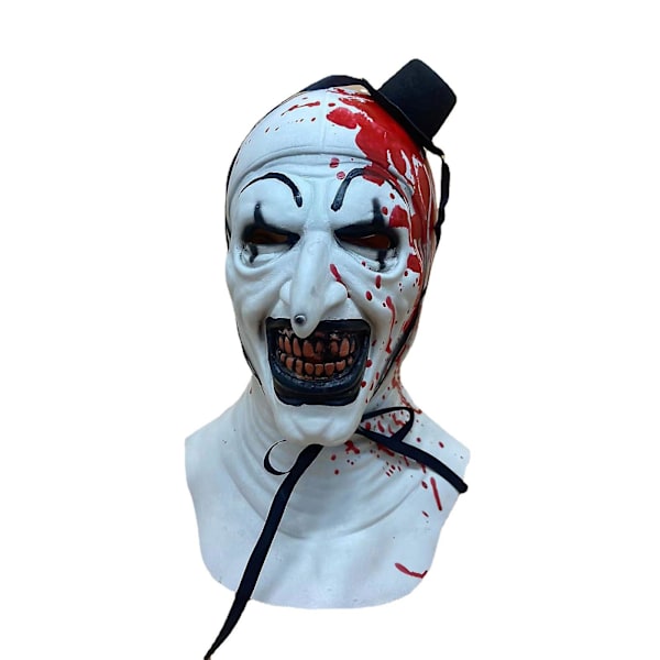 Terrifier 2 Art the Clown Gysermaske Halloween Party Maskerade Horrormasker (FMY) Red