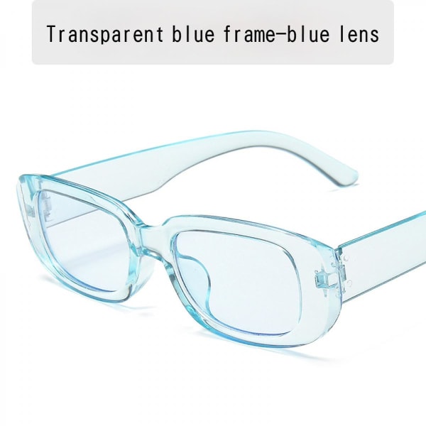 Europeisk og amerikansk trend Solbriller med liten innfatning Kvinner Firkantede solbriller Olivengrønne Fargerike Ins Street Shooting Glasses (FMY)