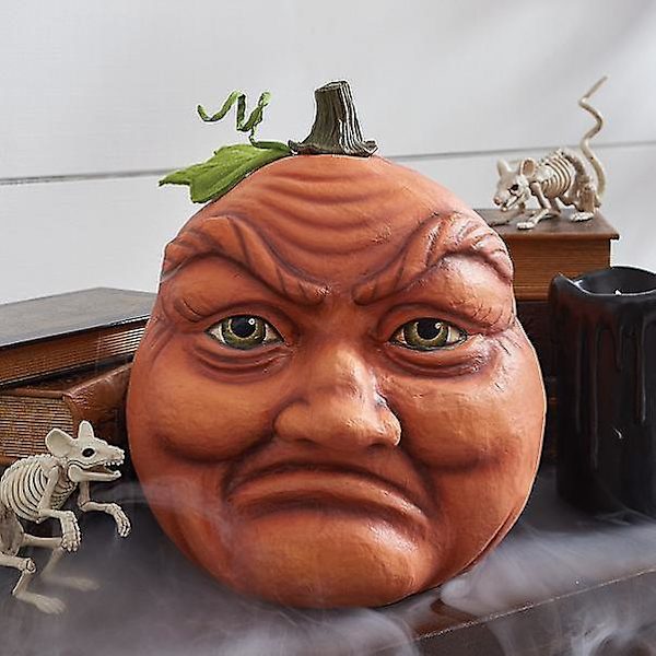 Halloween-tunnelma ulkoilma koriste juhla kurpitsa pää puutarha paikka koriste  (FMY)