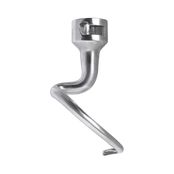 Spiralitaikina Koukku KitchenAid 4,5-5 Litran Kallistuva-Pääteinen Sekoittimelle, Taikina Koukun Vaihto KitchenAid Liitäntään (FMY) silver