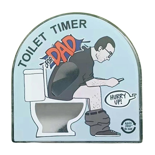 Toalett Timer 5 Minuter Tryckt Multifunktionell Noggrann Känslig Avkoppling Rolig Present Badrum Poop Timer Sandsläpp Hem Användning KAESI  (FMY) D