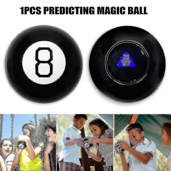 Retro Magic Mystic 8 Ball Luckly Decision Making Fortune Taling Cool Toy (FMY)