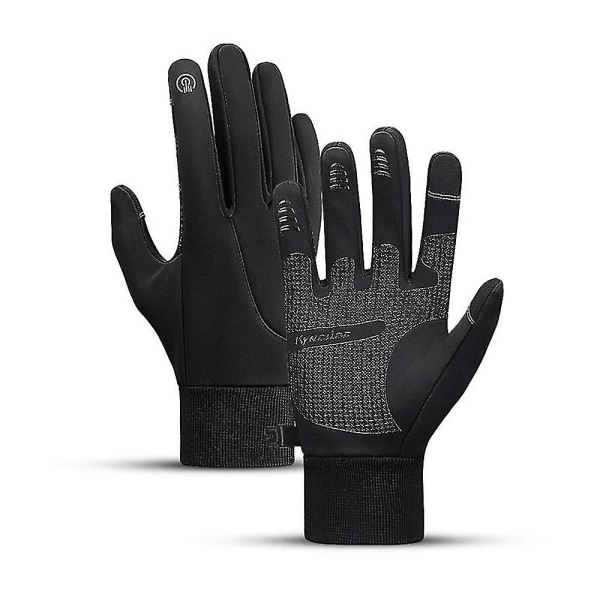 Comfyhands - thermal handskar,comfyhands Winter Touchscreen Handskar för män kvinnor (FMY) Black L