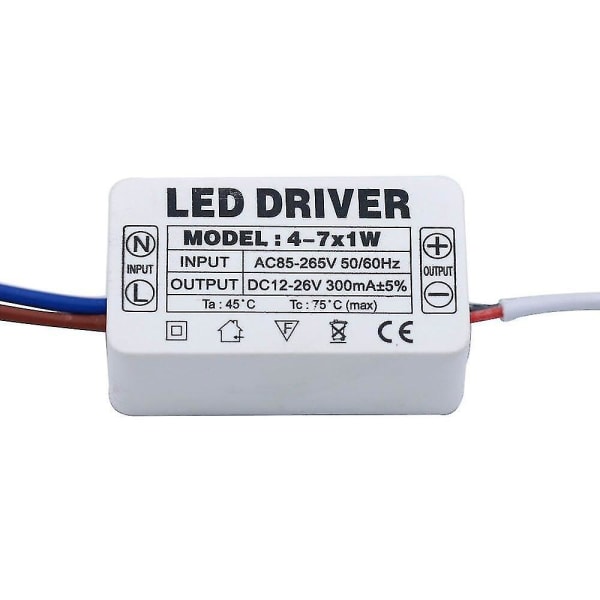 25 36W 300mA LED-driver strømforsyning AC85 265v lys transformatorer for LED (FMY)