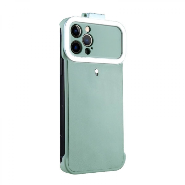 Suitable For Iphone 12 Mini Mobile Phone Case Fill Light Square Fill Light (light Blue)  (FMY)