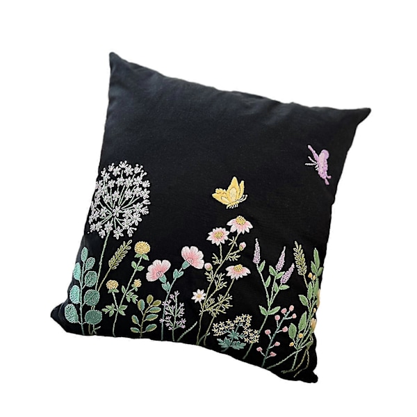 Kirjonta Tyynypakkaukset Syntymäpäivälahja DIY Käsintehty Neulonta Kuviolla Koti Sisustus Tyynynpäällinen Keskeneräinen Aikuisten (FMY) E 44cm x 44cm