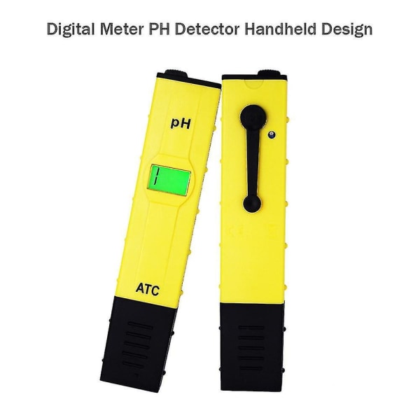 Digital Meter Ph-detektor håndholdt med ryg til Rium/ Y/ Swimming Pool/ Lab/ Food (FMY)