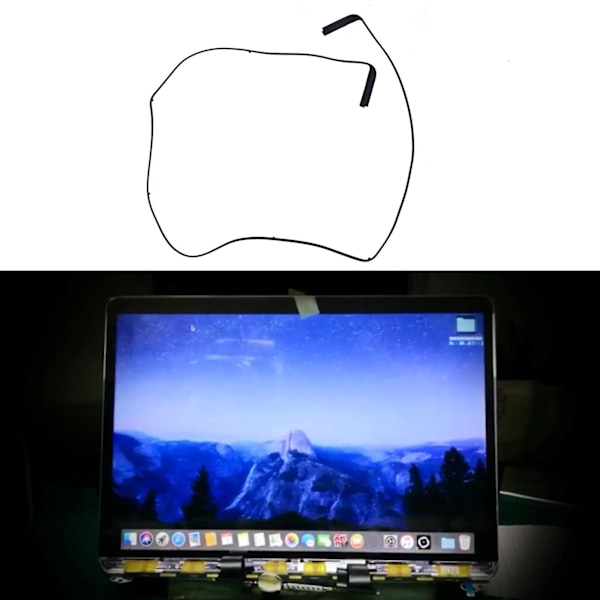 \"LCD-skärm Mellanram Gummi Kantring för Macbook Pro Air 13' A2159\" (FMY)