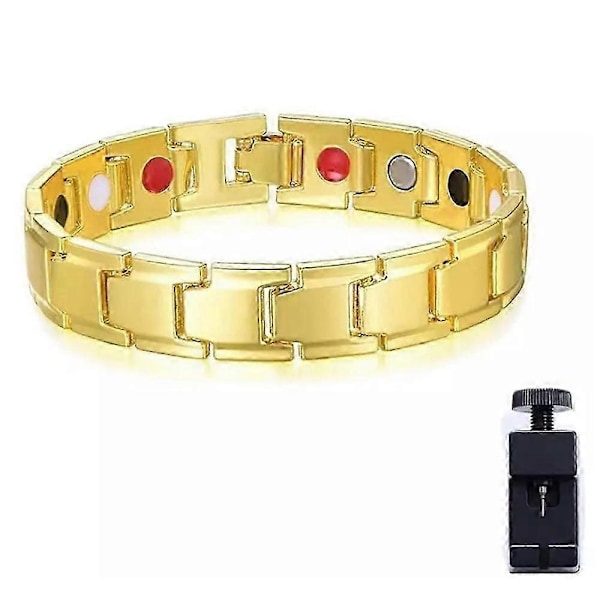 Copper Pulse Prostata Velvære Armbånd, Magnetisk Armbånd Forbedrer Blodsirkulasjonen (FMY) gold