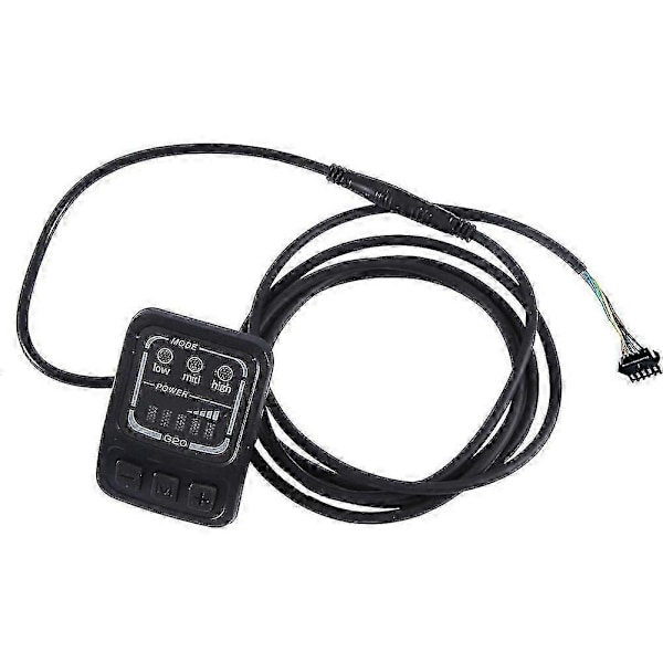 Elektrisk Cykel Display G20 LCD-Display Kontroll 24v 36v 48v Hastighetsmätare Trådbunden Sm-kontakt