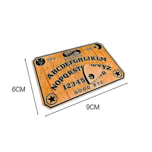 Handgjord Ouija-bräda i trä - Hjälpmedel för lugn kommunikation, lämplig för familjesammankomster från Shantou Centure (FMY)