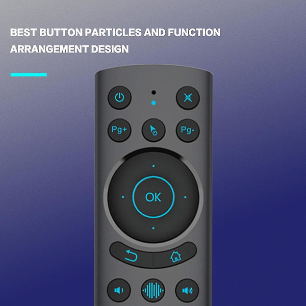 Bluetooth-kompatibel G20bts trådlös fjärrkontroll för Android Tv Box (AM4)
