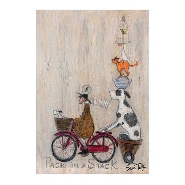 Pack In A Stack Print (FMY) Brown/Black/White 40cm x 30cm