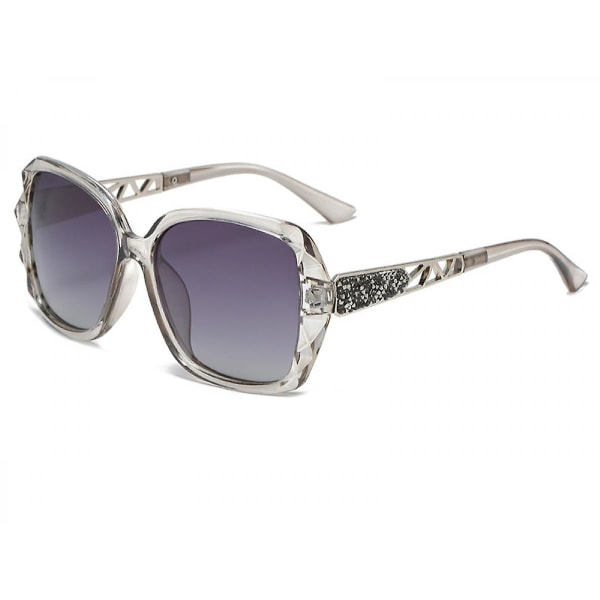 2020 nye elegante og sjenerøse polariserte solbriller for damer Modifiserte briller Kjørespeil Fotobriller 2289 Grå (FMY)