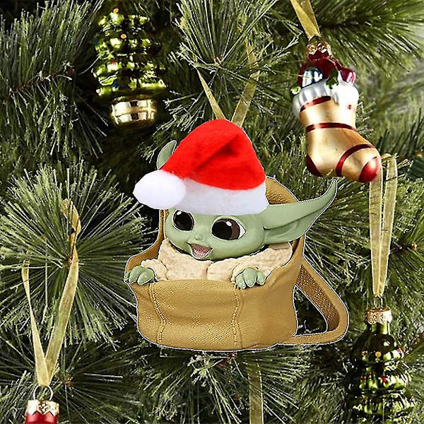 Baby Yoda Julepynt til Juletreet Hengende Ornamenter (FMY) B