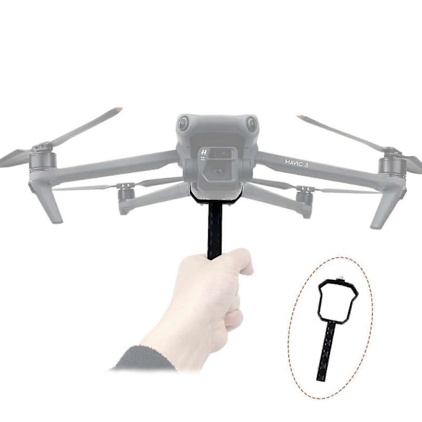 Handhållet Landningsställ En Spegel Till Ändstabilisatorfästet Handansluten Långobjektiv Fotograferingshållare Stativ För Dji Mavic 3 (FMY)