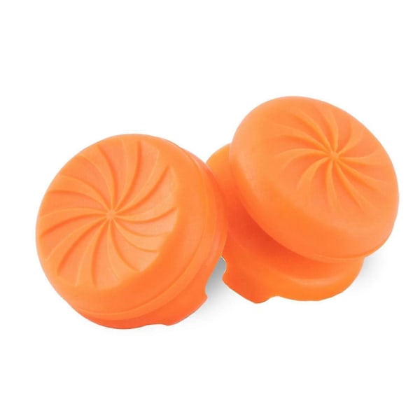 2 stk. Performance Thumbsticks til PS5/PS4, 1 høj, 1 mellemhøj, Performance Thumbsticks Thumbstick Udskiftning til PS5 & PS4 Controller (FMY) Orange