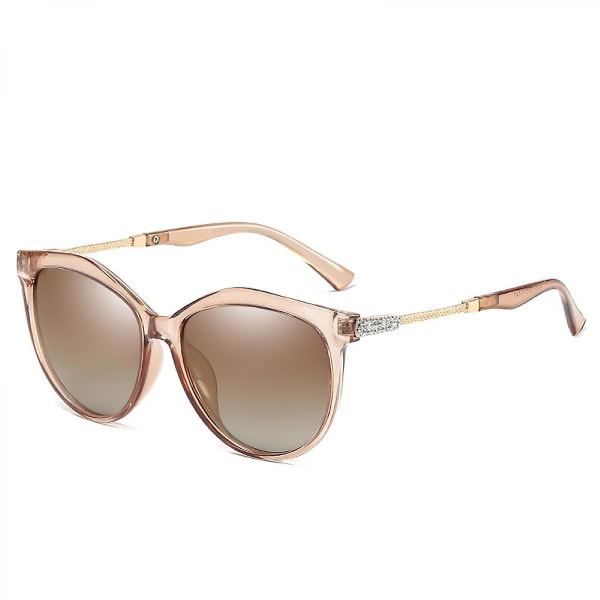Polariserte solbriller damer, fargefilterglass diamantsolbriller A405 (FMY)