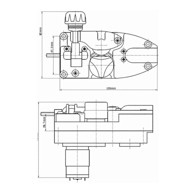 DC 12V/24V Lanka Syöttö Laite Moottori Sähkö MIG Hitsauskoneen Syöttö 0.6-1.0mm Lanka (FMY) 12V