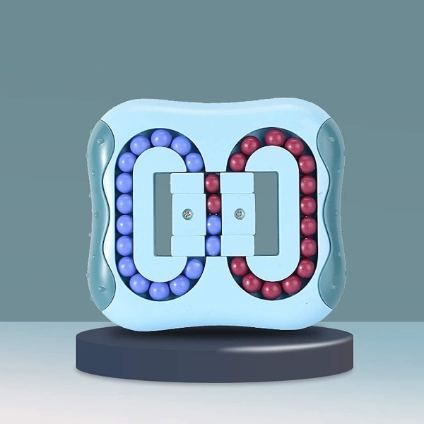 Pyörivä Magic Cube Fidget Spinner -lelut lapsille Palapeli Opetusjuhla Vuorovaikutus Lasten karnevaaliaktiviteetit Lelu Giftslake Blue (FMY)