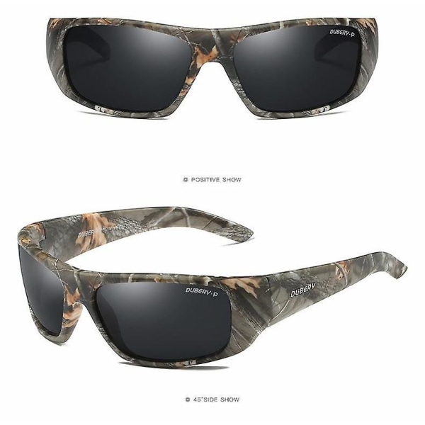 Wekity Solglasögon Sportband för män UV-skydd Polariserad okrossbar Tr90-båge för cykling Löpning Baseball Fishing (FMY)