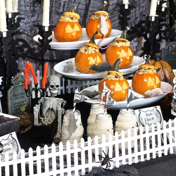 3 muovisen realistisen rotan set valehiiri, halloween-temppuja kepposia rekvisiittalelu