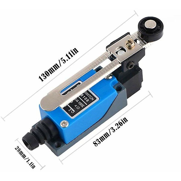 ME-8104/ME-8108 Grensebrytere Justerbar Rulle Arm Momentanbrytere (FMY)