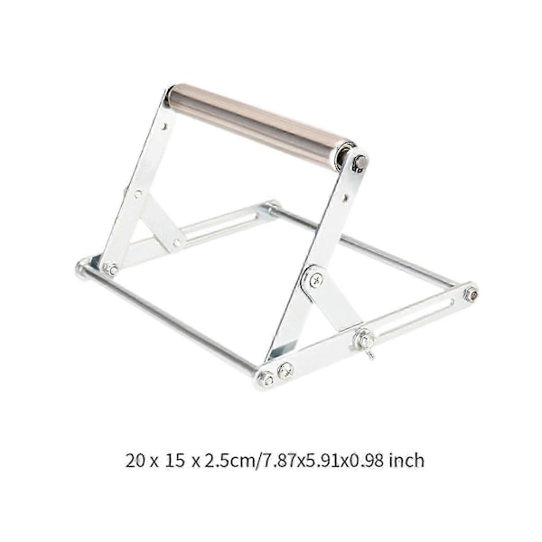 Justerbart arbetsstativ för skärmaskin, 2,5-14,5 cm höjd metallbas, stabilt robust bärbart verktygstillbehör (FMY) 20cmx15cmx2.5cm