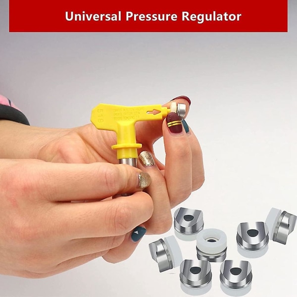 Airless Tip Seals For Airless Machine Tips Seals Reversible Airless Paint Spray Nozzle Gasket (12 P  (DPD) silver