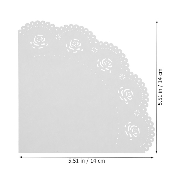 20 KPL Kartionpidin Jalusta Hää Terälehti Kartiot Hää Konfetti Kartiot Hääjuhlan Suosikit Taide Kartio  (FMY) White 14*14 cm